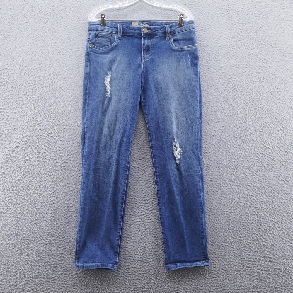 Kut From‎ The Kloth Womens Boyfriend Jeans 8 Blue Medium Wash Stretch Denim